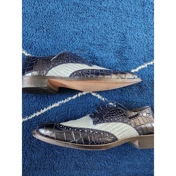 Stacy Adams Men's Gallinari Wingtip Oxford Shoes -8.5 - Picture 8 of 9